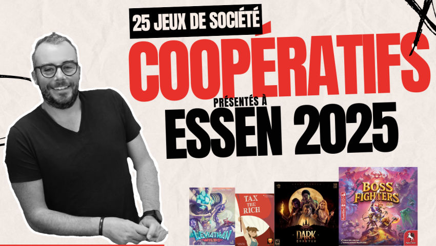 Essen 2025 - 25 jeux Coops à découvrir