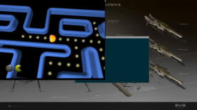 Playing pacman-arena on OpenBSD by OpenBSD gaming